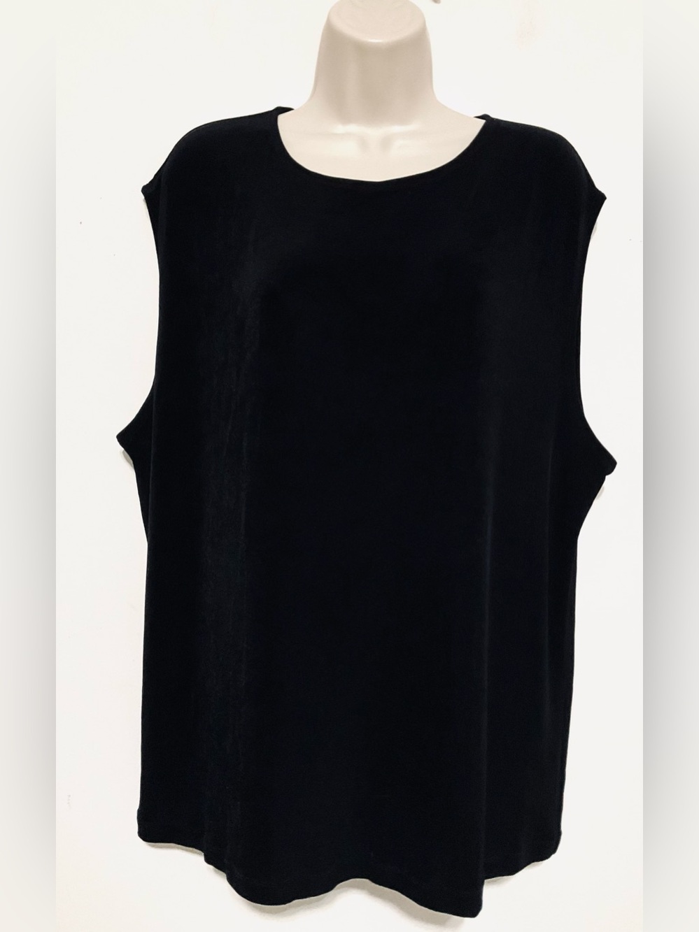 Coldwater Creek 3X sleeveless top black